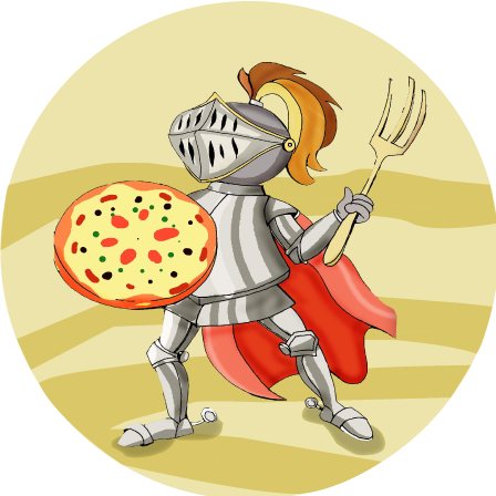 Pizza médiévale